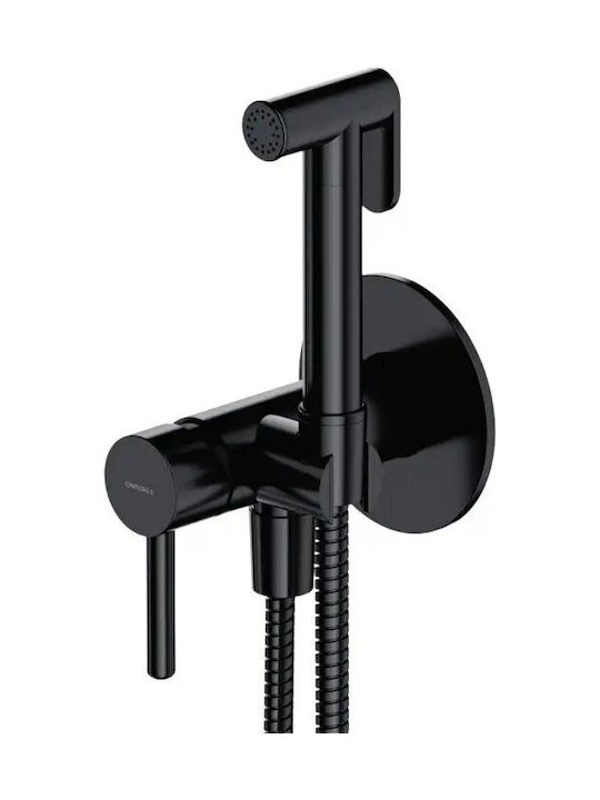 Omnires Built-in Mixer & Shower Head Set for Shower Black