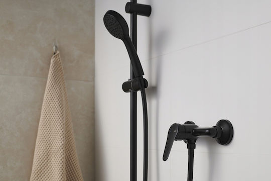 KFA Built-in Faucet Mixer for Shower Black