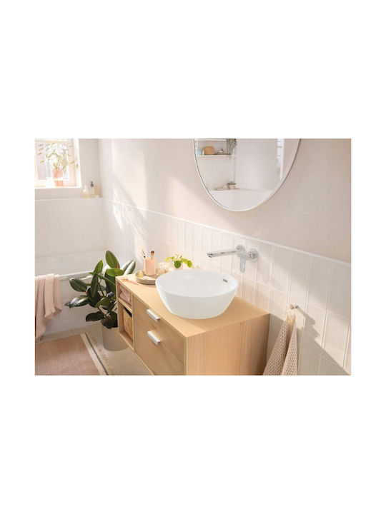 Hansgrohe Set Mischer & Auslauf für Wandmontage für für Waschbecken Silber