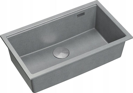 GraniteQ Ένθετος Inox Σατινέ Μ76xΠ44cm Ασημί GraniteQ Ένθετος Inox Σατινέ Μ76xΠ44cm Ασημί
