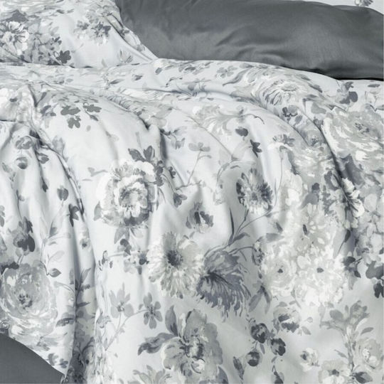 Cotton Box Σετ Διπλή 200x220cm Soft Gray
