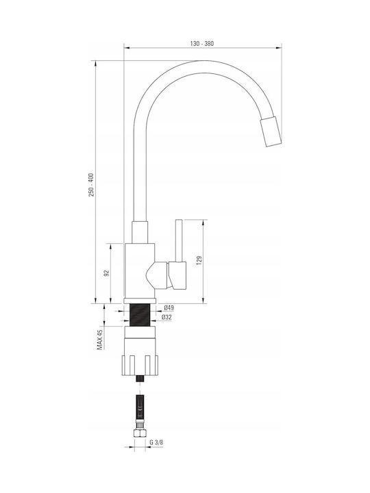 NEO Kitchen Faucet Counter