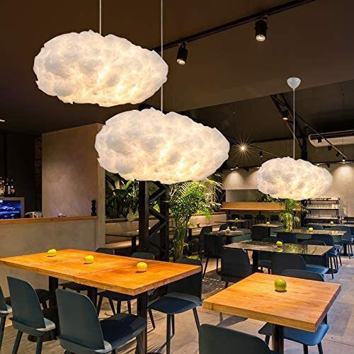 Agora Lighting Adjustable Pendant Light Cloud with Socket E27 50x50x180cm