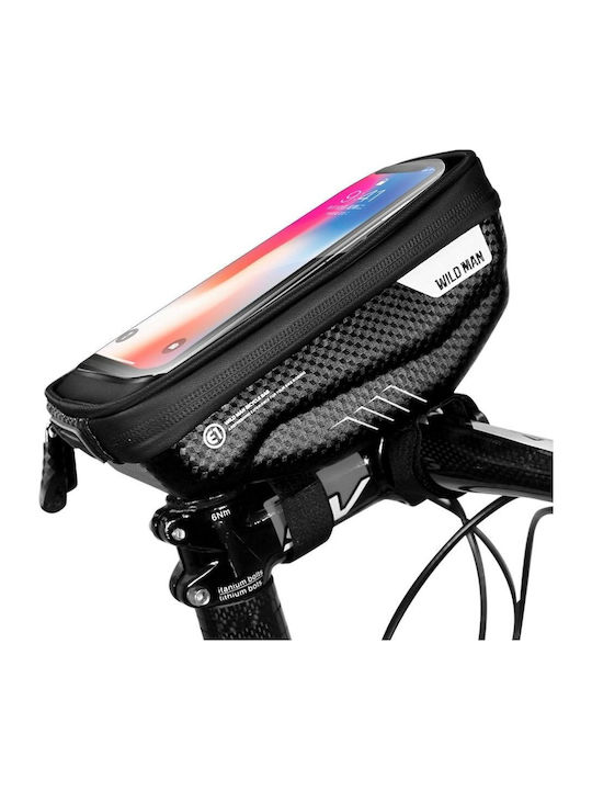 Wildman E1 Bicycle Handlebar Bag 1L 4 "-7" Black