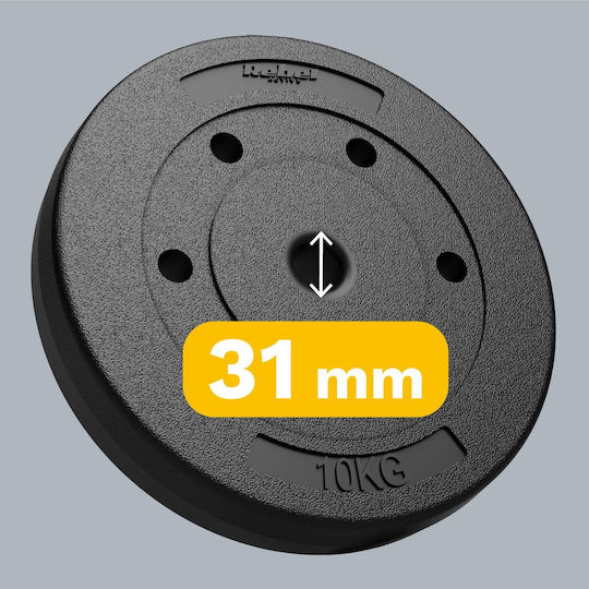 Set of Plates 2 x 10kg Ø31mm