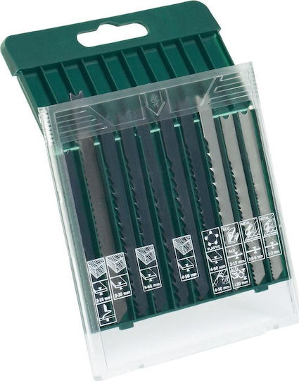 Bosch Jigsaw Blade Set Wood Metal Plastic 10 Pieces U-shank