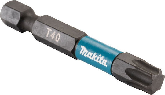 Makita Screwdriver Bit T40-50mm 10pcs Impact Black