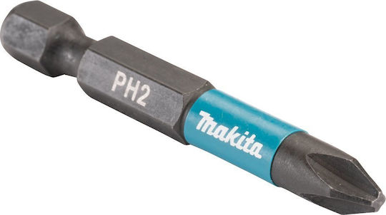 Bit de șurubelniță Makita Ph2-50mm 10buc Impact Negru