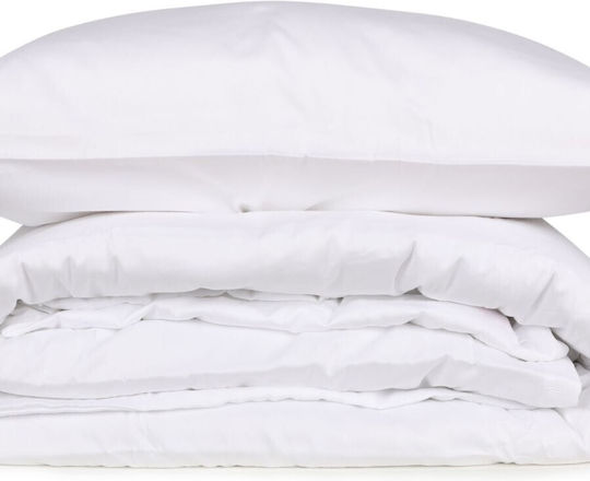 Cotton Box Bettbezug-Set Doppelbett mit 2 Kissenbezügen & 1 Bettlaken 200x220 Weiß