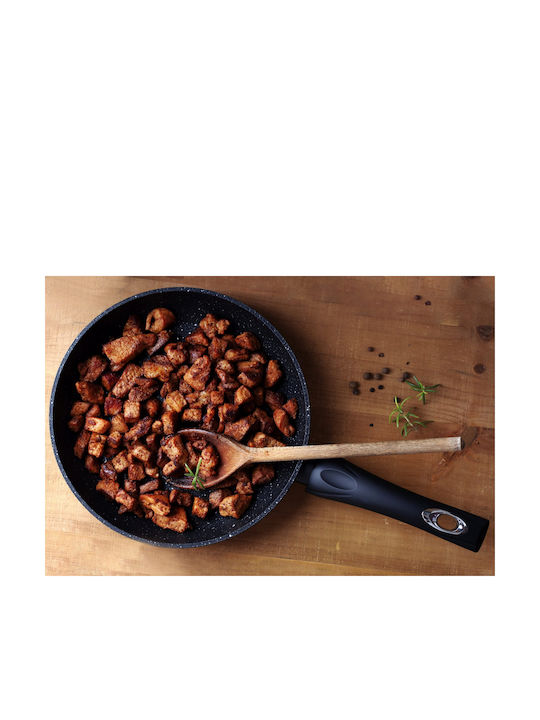 Berretti Tivano Aluminum Pan with Lid Non-Stick Interior Coating 26cm