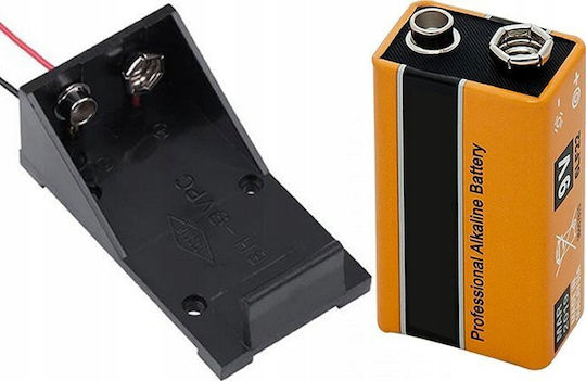 Inne Suport baterii cu 1 slot 9V (DM-0066)