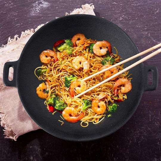Orion Wok din Fontă 30cm