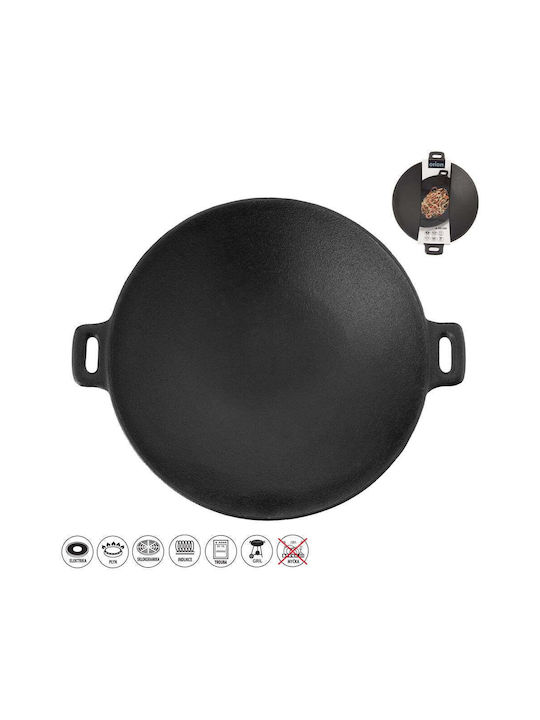 Orion Wok aus Gusseisen 30cm