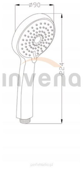 Invena Handheld Showerhead