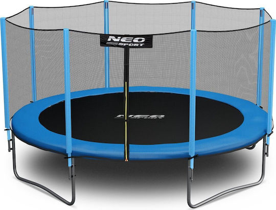 NEO Sport Trampolin Draußen Durchmesser 404cm mit Netz & Leiter