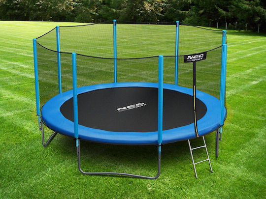 NEO Sport Trampolin Draußen Durchmesser 404cm mit Netz & Leiter