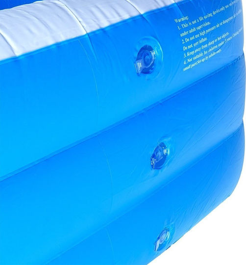 Vilde Kinder Schwimmbecken PVC 450l Aufblasbar 170x115x47cm Blau