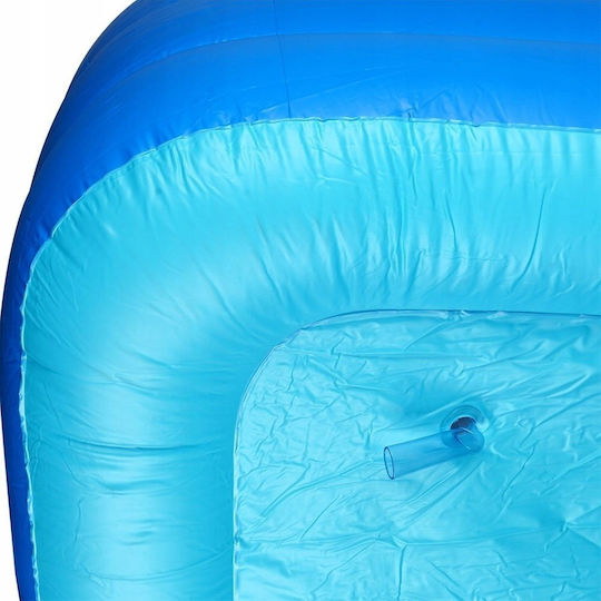 Vilde Kinder Schwimmbecken PVC 450l Aufblasbar 170x115x47cm Blau