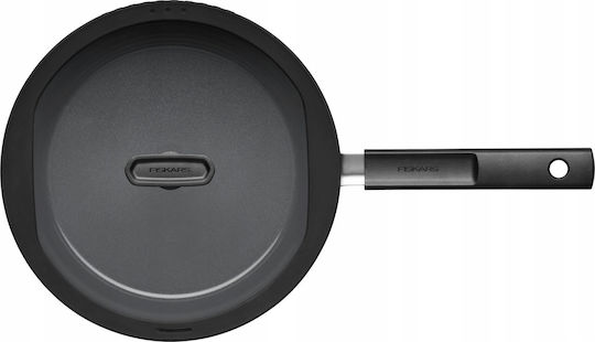 Fiskars Hard Face Aluminum Pan with Lid with Non-Stick Interior Coating 26cm