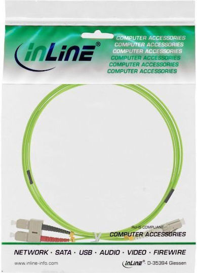 InLine Optische Faser Ethernet-Netzwerkkabel 25m Mehrfarbig 1Stück