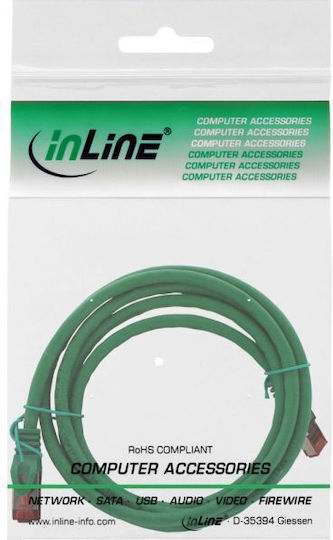 Intos Electronic S/FTP Kat.6 Ethernet Netzwerkkabel 1,5m Grünes
