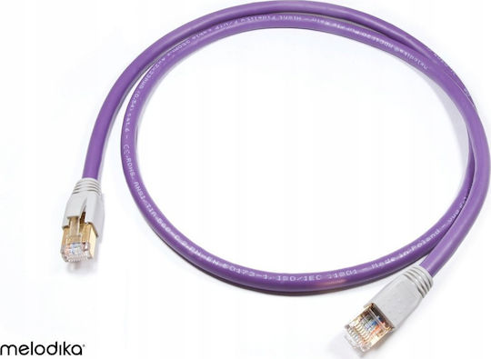 Melodika F/UTP Cat.6e (High Speed) Cablu De Rețea Ethernet 1.5m Violet