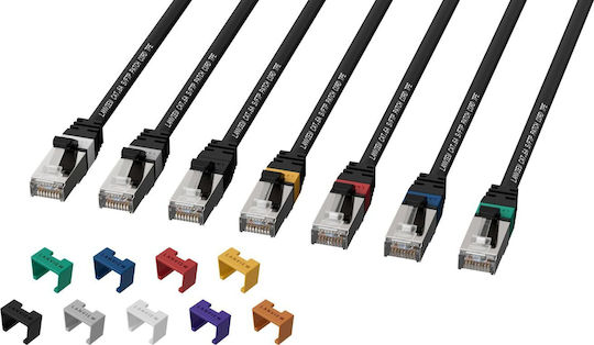 Lanview Cat6a S Ftp 30m Schwarz Lszh Hochflexibel