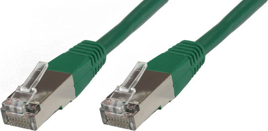 Microconnect S Ftp Cat6 20m Green Lszh Pimf Pairs In Metal Foil 4x2xawg 28 Cu