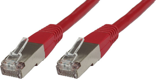 Microconnect S/FTP Cat6 20m Rot LSZH PiMF Paare in Metallfolie 4x2xAWG 28 Cu