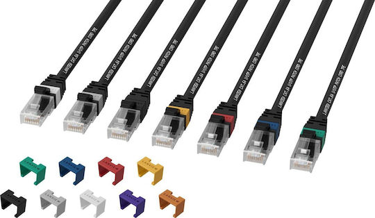 Lanview U/UTP Cat.6a Ethernet Network Cable 15m Black