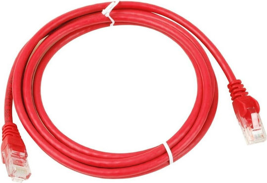 PremiumCord U/UTP Cat.6 (Gigabit) Καλώδιο Δικτύου Ethernet 10m Κόκκινο