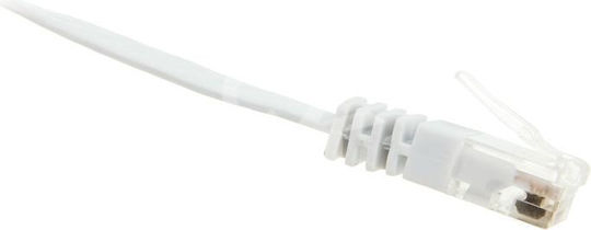 InLine Flat U/UTP Cat.6 Gigabit Network Cable Ethernet 1m White