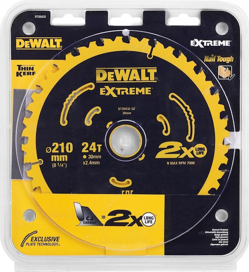 Dewalt Cutting Disc Hole Diameter 210mm 1pcs