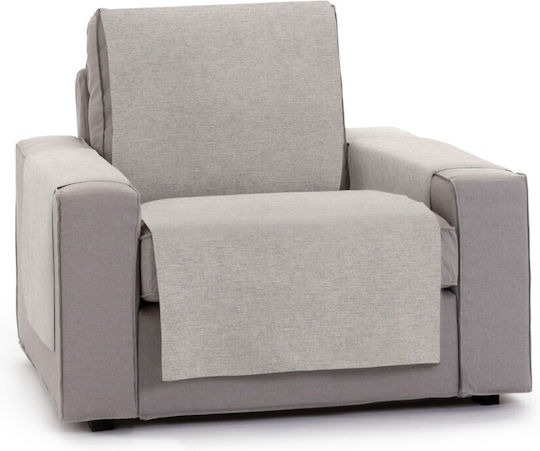 Eysa Valeria Elastische Abdeckung für Sessel Beige/gray 110εκ. 1Stück F212160