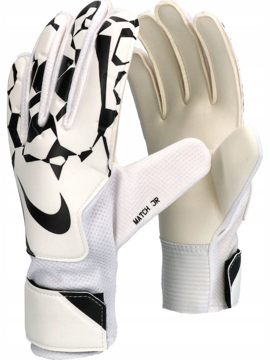 Nike Match Kids Goalkeeper Gloves White