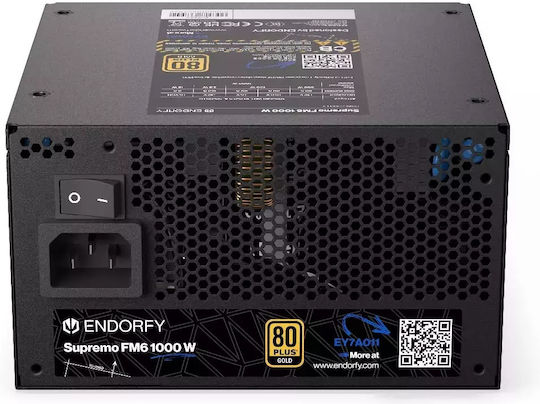 Endorfy Supremo FM6 1000W Black Computer Power Supply Full Modular 80 Plus Gold