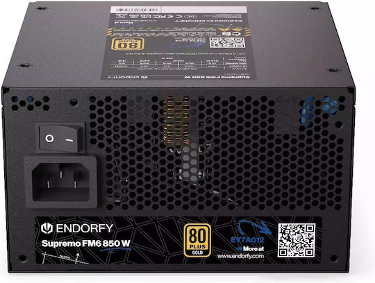 Endorfy Supremo FM6 850W Black Computer Power Supply Full Modular 80 Plus Gold