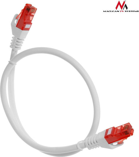 Maclean Energy U/UTP Cat.6 Ethernet Network Cable 2m White