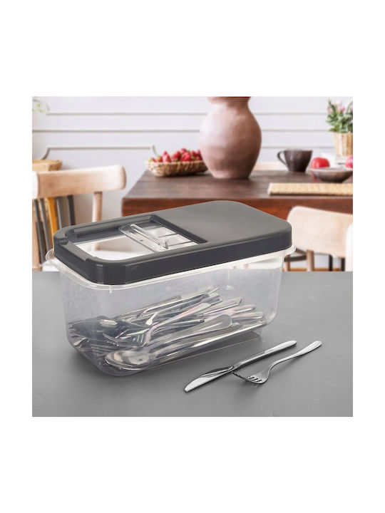 Orion Vase General Use with Lid Plastic Gray 7500ml