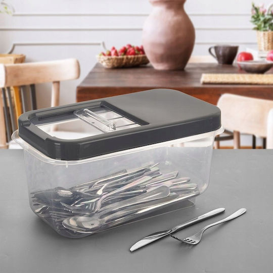 Orion General Use Vase with Plastic Lid Grey 7500ml