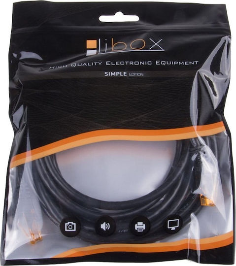 Libox U/UTP Kat.6 Ethernet Netzwerkkabel 5m Orange