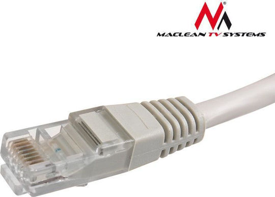 Maclean Energy U/UTP Cat.6 (Gigabit) Καλώδιο Δικτύου Ethernet 2m Γκρι