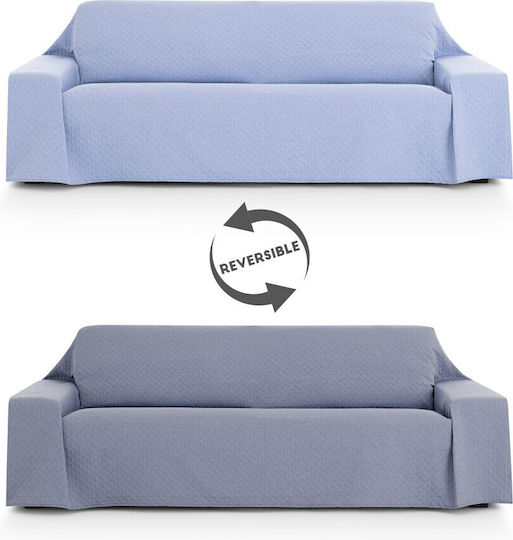 Eysa Cuverturi Pentru Canapea 3 Locuri 180x270 cm Argintiu Albastru C13