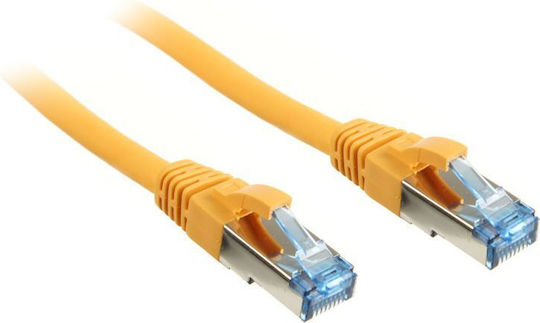 InLine S/FTP Cat.6a Gigabit Network Cable Ethernet 0.5m Yellow