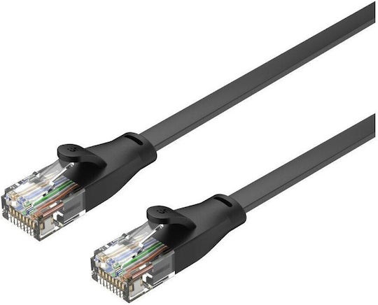 Unitek U/UTP Cat.6 (Gigabit) Καλώδιο Δικτύου Ethernet 5m Μαύρο
