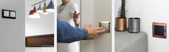 Kontakt-Simon Simon 54 Go Recessed Wall Switch Wi-Fi Lighting One-Way without Frame White