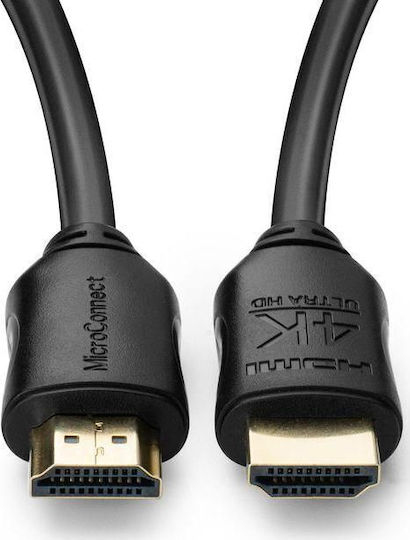 Microconnect HDMI 2.0 Premium High Speed 4K 60Hz HDR Cable HDMI male - HDMI male 4m Μαύρο