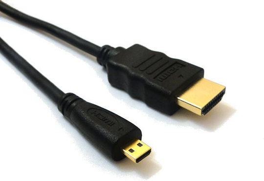 LogiLink HDMI 1.4 High Speed 1080p 120Hz Cable HDMI Male - Micro HDMI Male 2m Black