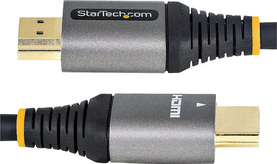 StarTech HDMI 2.1 Ultra High Speed 48Gbps 4K 120Hz HDR VRR Cable HDMI male - HDMI male 5m Μαύρο