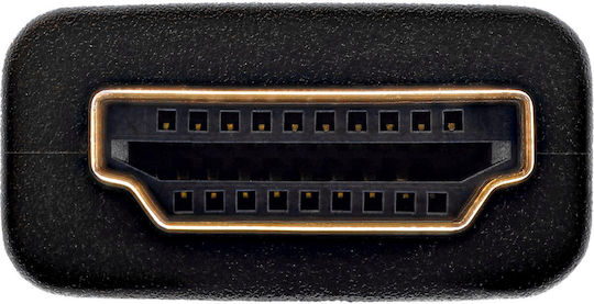 InLine HDMI 2.1 Ultra High Speed 48Gbps 4K 120Hz HDR VRR Cable HDMI male - HDMI male 0.5m Μαύρο